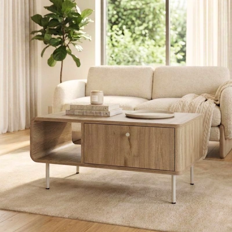 Τραπεζάκι σαλονιού Colia Megapap χρώμα sepet oak 90x60x40,4εκ. Τραπεζάκι σαλονιού Colia Megapap χρώμα sepet oak 90x60x40,4εκ.