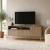 Έπιπλο τηλεόρασης Colia Megapap χρώμα sepet oak 140,3x34x55,7εκ.