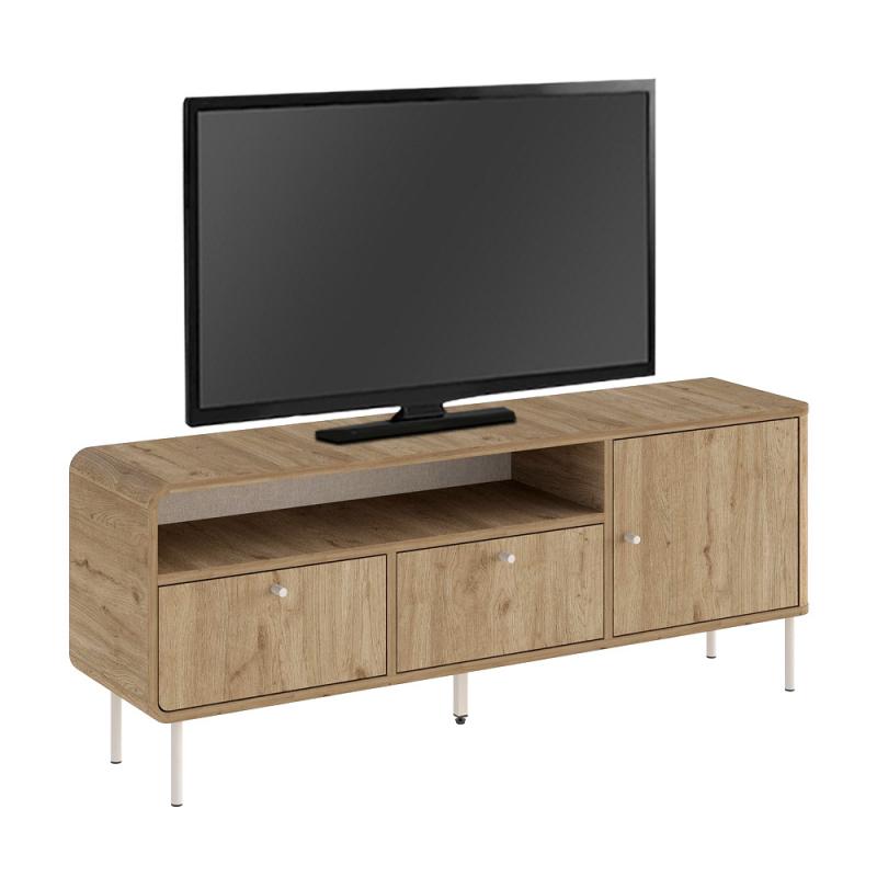 Έπιπλο τηλεόρασης Colia Megapap χρώμα sepet oak 140,3x34x55,7εκ. Έπιπλο τηλεόρασης Colia Megapap χρώμα sepet oak 140,3x34x55,7εκ.