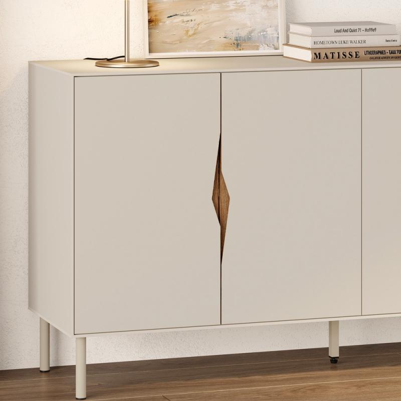 Μπουφές Marquise Megapap χρώμα sandstone 150x40x78,5εκ.