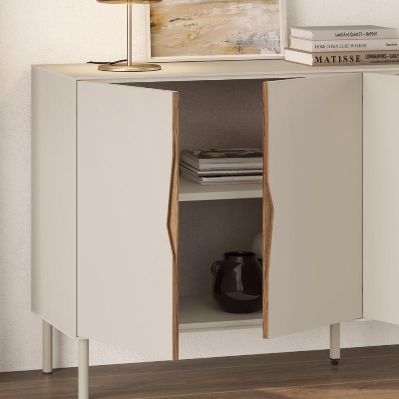 Μπουφές Marquise Megapap χρώμα sandstone 150x40x78,5εκ.