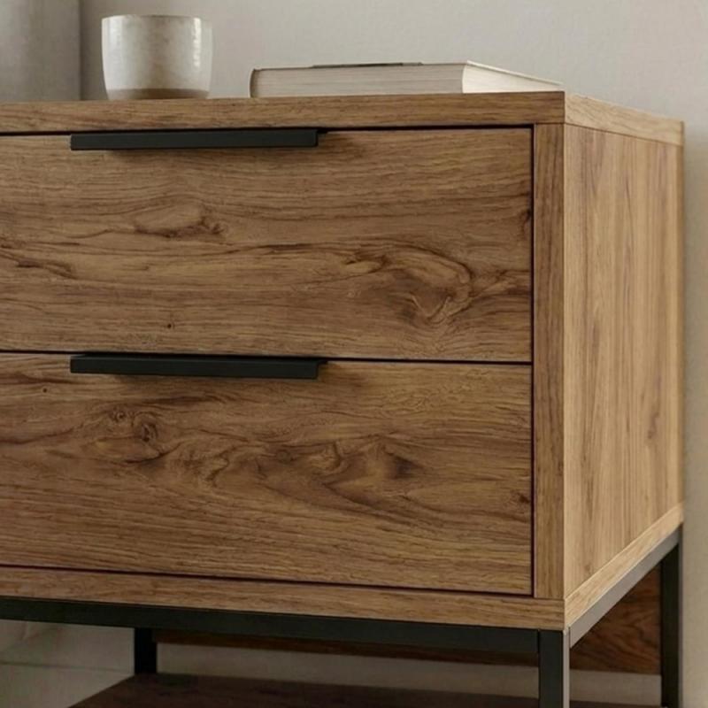 Κομοδίνο Mars Megapap χρώμα καρυδί Ud 45x35x58εκ. Κομοδίνο Mars Megapap χρώμα καρυδί Ud 45x35x58εκ.