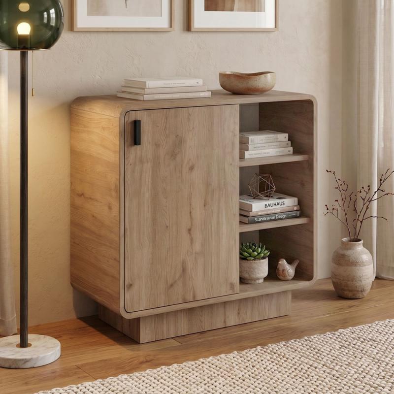 Μπουφές Rovel Megapap χρώμα sepet oak 80,3x39x80,4εκ. Μπουφές Rovel Megapap χρώμα sepet oak 80,3x39x80,4εκ.
