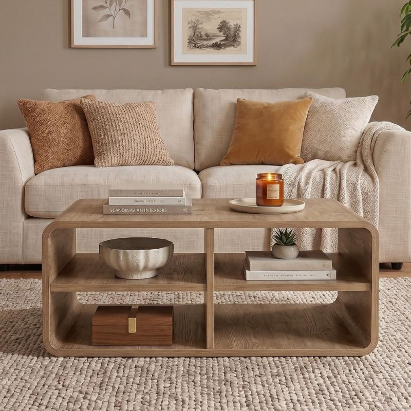 Τραπεζάκι σαλονιού Rovel Megapap χρώμα sepet oak 80,3x50x32,5εκ. Τραπεζάκι σαλονιού Rovel Megapap χρώμα sepet oak 80,3x50x32,5εκ.