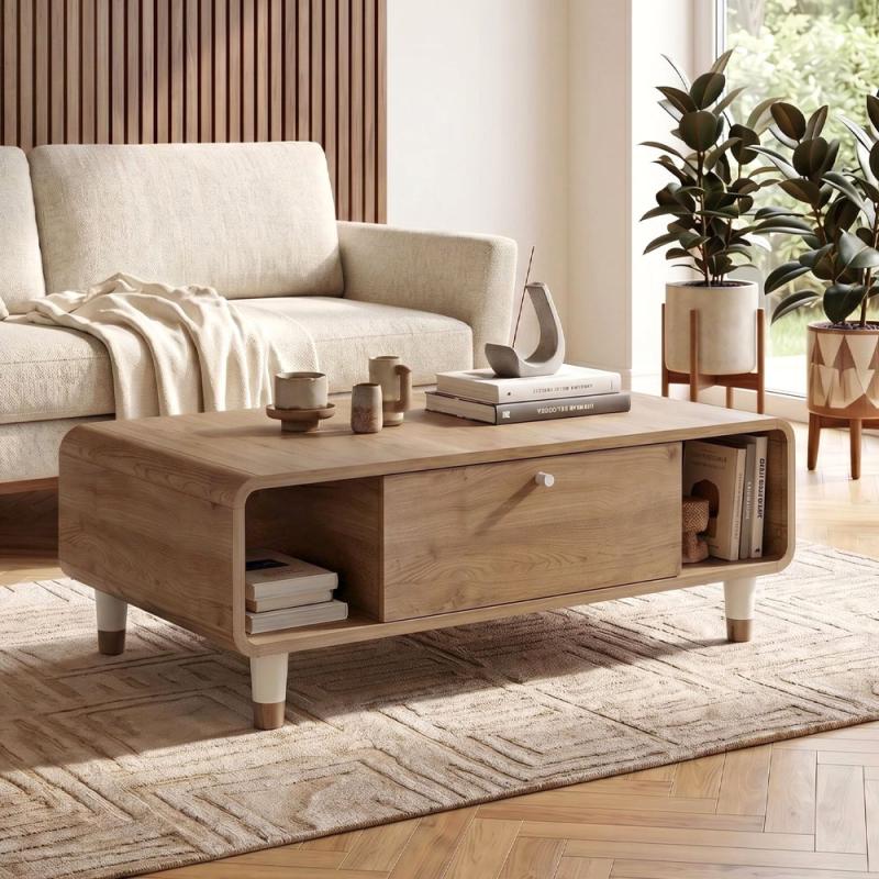 Τραπεζάκι σαλονιού Doro Megapap χρώμα sepet oak 100x60x34,6εκ. Τραπεζάκι σαλονιού Doro Megapap χρώμα sepet oak 100x60x34,6εκ.