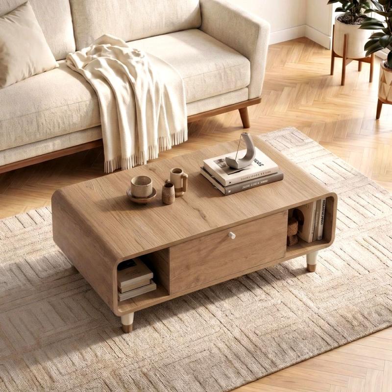 Τραπεζάκι σαλονιού Doro Megapap χρώμα sepet oak 100x60x34,6εκ. Τραπεζάκι σαλονιού Doro Megapap χρώμα sepet oak 100x60x34,6εκ.