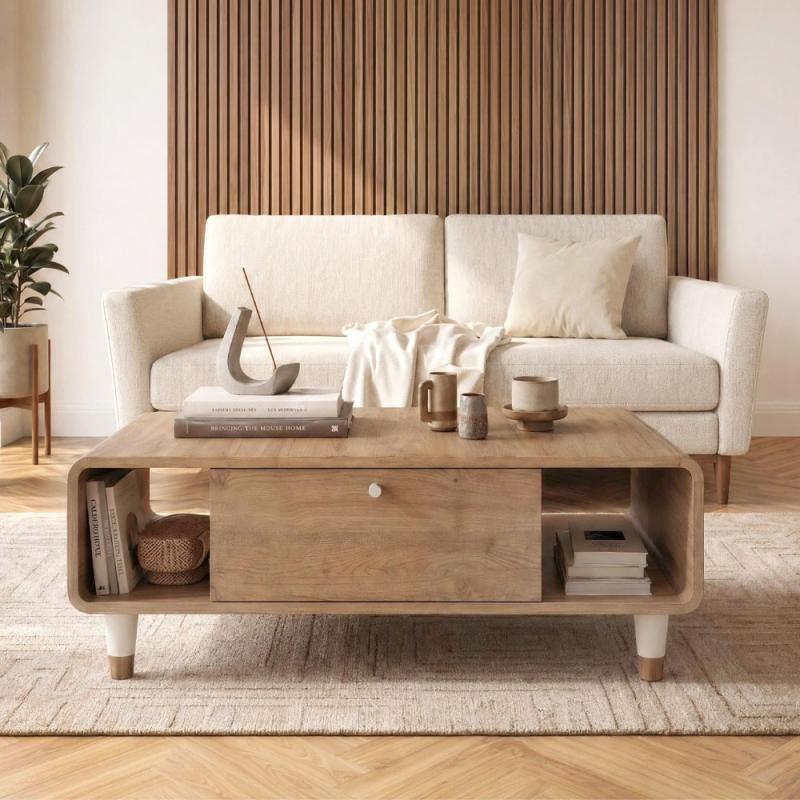 Τραπεζάκι σαλονιού Doro Megapap χρώμα sepet oak 100x60x34,6εκ. Τραπεζάκι σαλονιού Doro Megapap χρώμα sepet oak 100x60x34,6εκ.