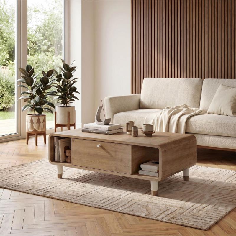 Τραπεζάκι σαλονιού Doro Megapap χρώμα sepet oak 100x60x34,6εκ. Τραπεζάκι σαλονιού Doro Megapap χρώμα sepet oak 100x60x34,6εκ.