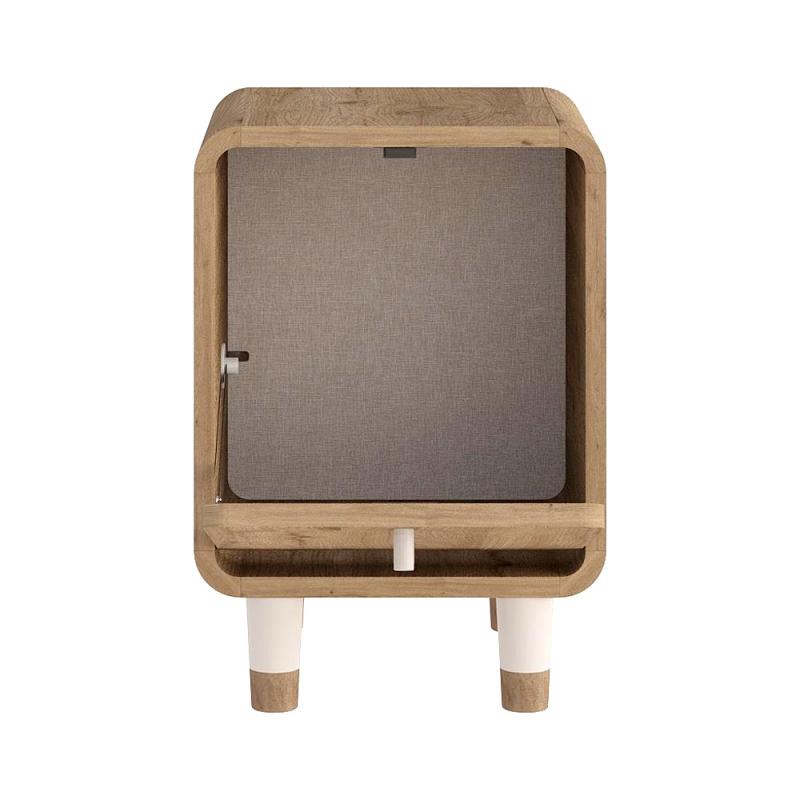 Κομοδίνο Doro Megapap χρώμα sepet oak 35,3x34x51εκ. Κομοδίνο Doro Megapap χρώμα sepet oak 35,3x34x51εκ.