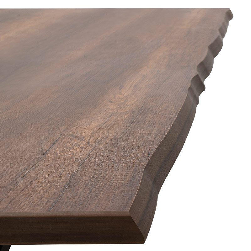 Τραπέζι Walter Megapap Mdf - μεταλλικό χρώμα καρυδί 160x80x75εκ. Τραπέζι Walter Megapap Mdf - μεταλλικό χρώμα καρυδί 160x80x75εκ.