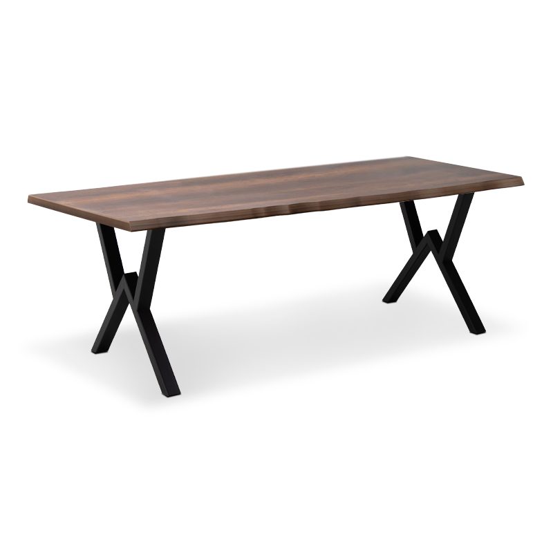 Τραπέζι Walter Megapap Mdf - μεταλλικό χρώμα καρυδί 200x100x75εκ. Τραπέζι Walter Megapap Mdf - μεταλλικό χρώμα καρυδί 200x100x75εκ.