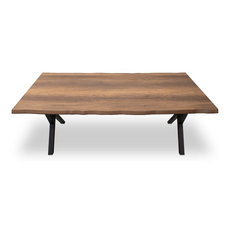 Τραπέζι Walter Megapap Mdf - μεταλλικό χρώμα καρυδί 200x100x75εκ. Τραπέζι Walter Megapap Mdf - μεταλλικό χρώμα καρυδί 200x100x75εκ.