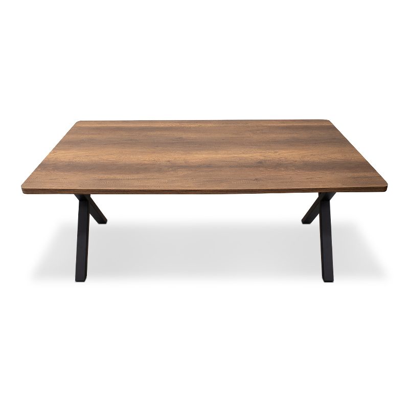 Τραπέζι Jeremy Megapap Mdf - μεταλλικό χρώμα καρυδί 140x80x75εκ. Τραπέζι Jeremy Megapap Mdf - μεταλλικό χρώμα καρυδί 140x80x75εκ.