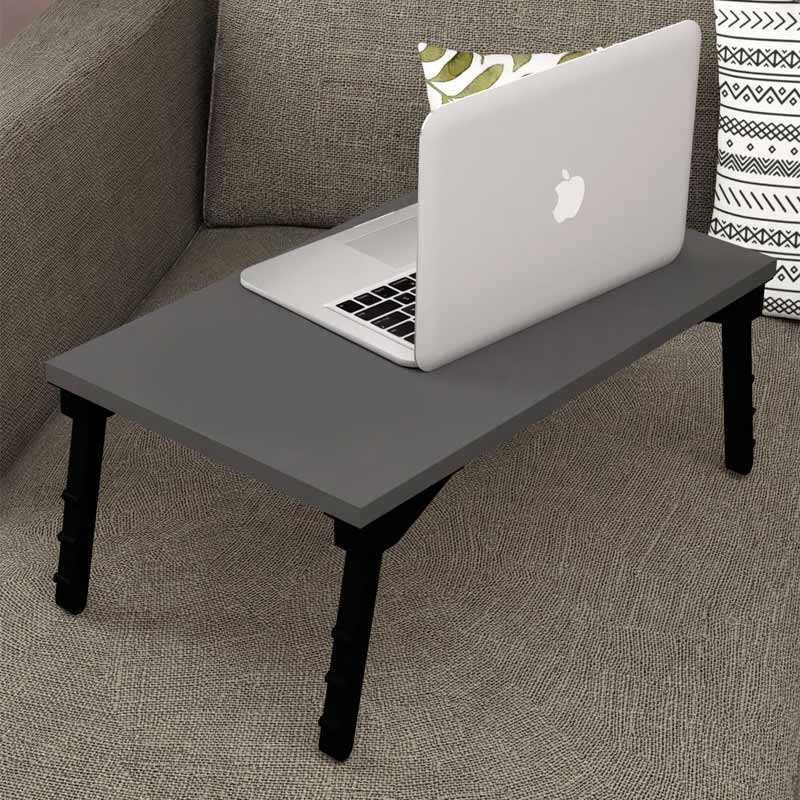 Τραπεζάκι laptop Sidon Megapap από μελαμίνη χρώμα ανθρακί 60x35,5x23,5εκ. Τραπεζάκι laptop Sidon Megapap από μελαμίνη χρώμα ανθρακί 60x35,5x23,5εκ.