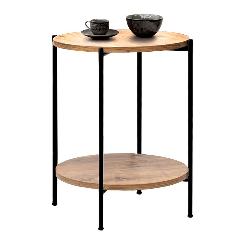 Τραπεζάκι βοηθητικό Argento Megapap χρώμα pine oak 43x43x60εκ. Τραπεζάκι βοηθητικό Argento Megapap χρώμα pine oak 43x43x60εκ.