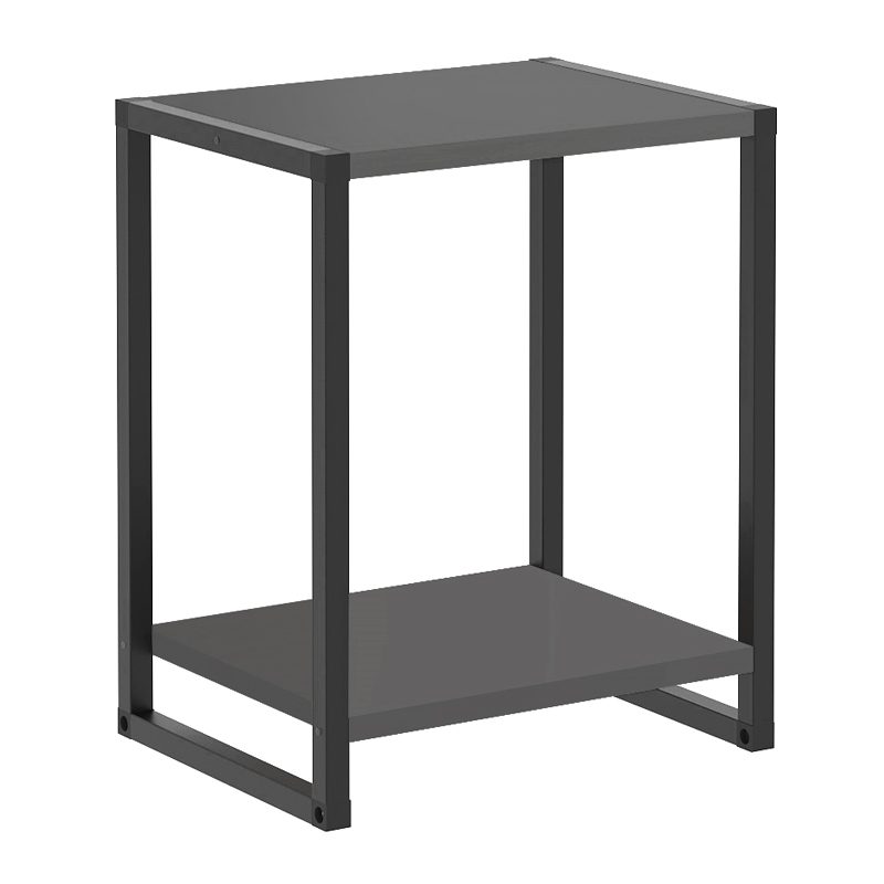 Κομοδίνο Gina Megapap χρώμα ανθρακί - μαύρο 39x30x48εκ. Κομοδίνο Gina Megapap χρώμα ανθρακί - μαύρο 39x30x48εκ.