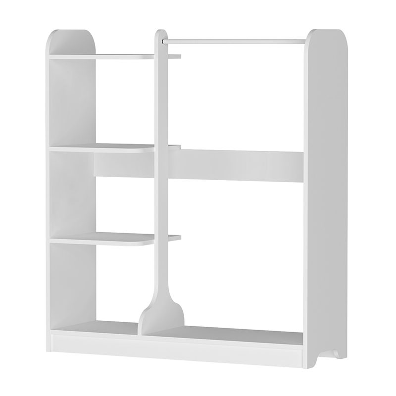 Έπιπλο εισόδου Rozesme Megapap χρώμα λευκό 120x40x135εκ. Έπιπλο εισόδου Rozesme Megapap χρώμα λευκό 120x40x135εκ.
