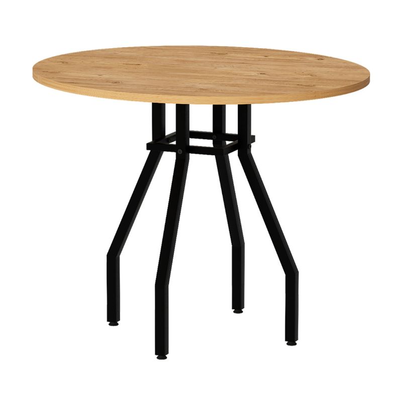 Τραπέζι Roma Megapap χρώμα pine oak Ø80x75εκ. Τραπέζι Roma Megapap χρώμα pine oak Ø80x75εκ.