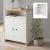Παπουτσοθήκη - Ντουλάπι Efsun Megapap χρώμα λευκό - sapphire oak 62x35x86εκ.