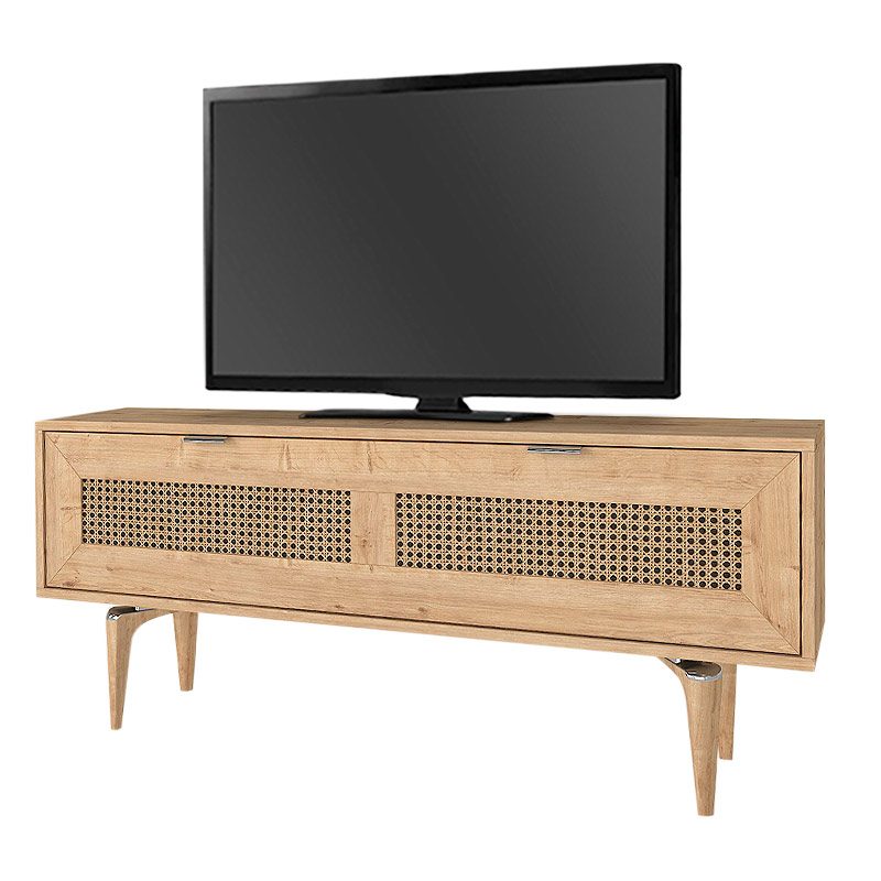 Έπιπλο τηλεόρασης Sirona Megapap χρώμα sapphire oak 140x30x55εκ. Έπιπλο τηλεόρασης Sirona Megapap χρώμα sapphire oak 140x30x55εκ.