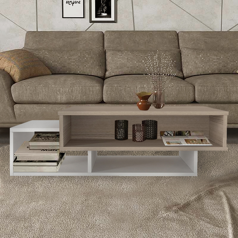 Τραπεζάκι σαλονιού Tab Megapap χρώμα λευκό - cordoba 105x60x32εκ. Τραπεζάκι σαλονιού Tab Megapap χρώμα λευκό - cordoba 105x60x32εκ.