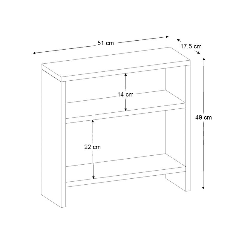 Τραπεζάκι βοηθητικό Silvanus Megapap χρώμα μαύρο 51x17,5x49εκ. Τραπεζάκι βοηθητικό Silvanus Megapap χρώμα μαύρο 51x17,5x49εκ.