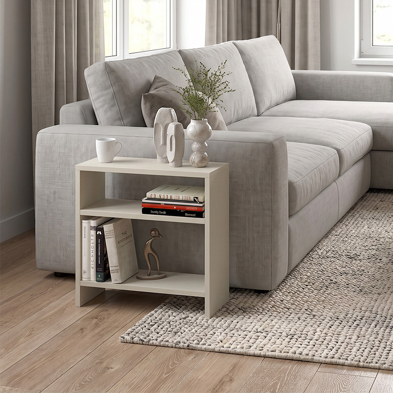 Τραπεζάκι βοηθητικό Silvanus Megapap χρώμα sandstone 51x17,5x49εκ. Τραπεζάκι βοηθητικό Silvanus Megapap χρώμα sandstone 51x17,5x49εκ.