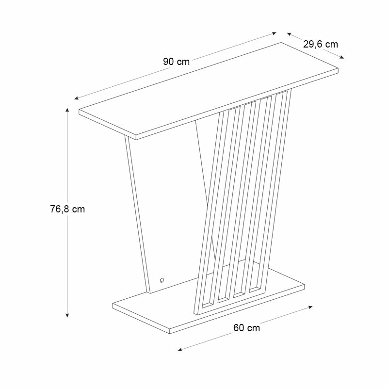 Κονσόλα Gravity Megapap χρώμα μαύρο εφέ μαρμάρου - χρυσό 90x29,6x76,8εκ. Κονσόλα Gravity Megapap χρώμα μαύρο εφέ μαρμάρου - χρυσό 90x29,6x76,8εκ.