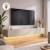 Έπιπλο τηλεόρασης επιτοίχιο Damla Megapap με LED χρώμα sandstone 180x29,5x29,5εκ.