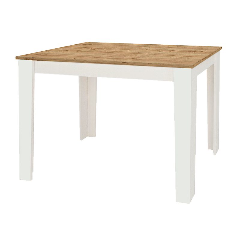 Τραπέζι Darlen Megapap χρώμα λευκό - sapphire oak 110x72x74εκ. Τραπέζι Darlen Megapap χρώμα λευκό - sapphire oak 110x72x74εκ.
