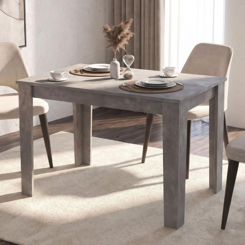 Τραπέζι Darlen Megapap χρώμα γκρι σκυροδέματος 110x72x74εκ. Τραπέζι Darlen Megapap χρώμα γκρι σκυροδέματος 110x72x74εκ.