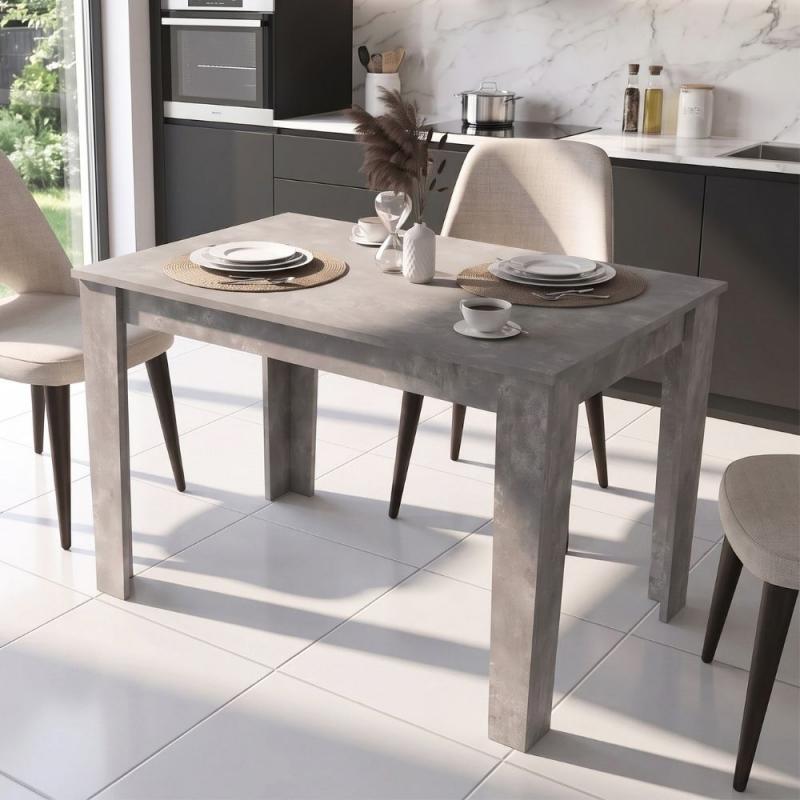 Τραπέζι Darlen Megapap χρώμα γκρι σκυροδέματος 110x72x74εκ. Τραπέζι Darlen Megapap χρώμα γκρι σκυροδέματος 110x72x74εκ.