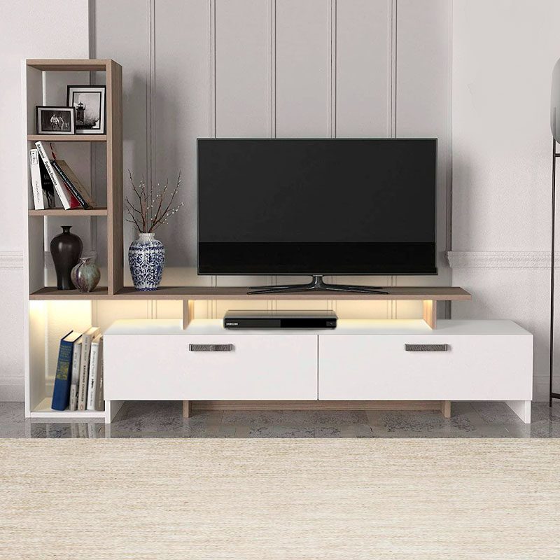 Σύνθεση τηλεόρασης Simal Megapap με LED χρώμα λευκό - cordoba 168,2x31,3x120εκ. Σύνθεση τηλεόρασης Simal Megapap με LED χρώμα λευκό - cordoba 168,2x31,3x120εκ.