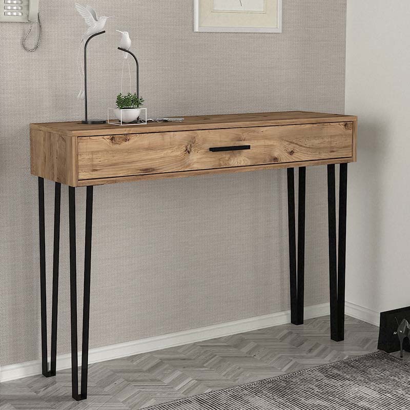 Κονσόλα μελαμίνης Rochel Megapap χρώμα atlantic pine 120x35x89,8εκ. Κονσόλα μελαμίνης Rochel Megapap χρώμα atlantic pine 120x35x89,8εκ.