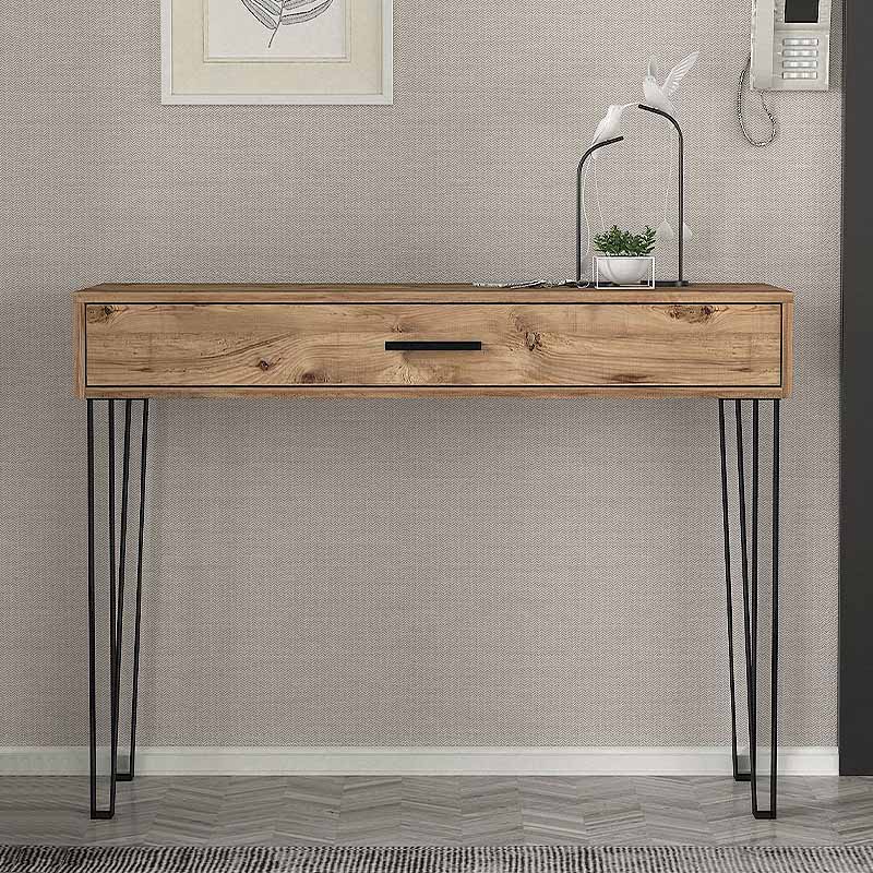 Κονσόλα μελαμίνης Rochel Megapap χρώμα atlantic pine 120x35x89,8εκ. Κονσόλα μελαμίνης Rochel Megapap χρώμα atlantic pine 120x35x89,8εκ.