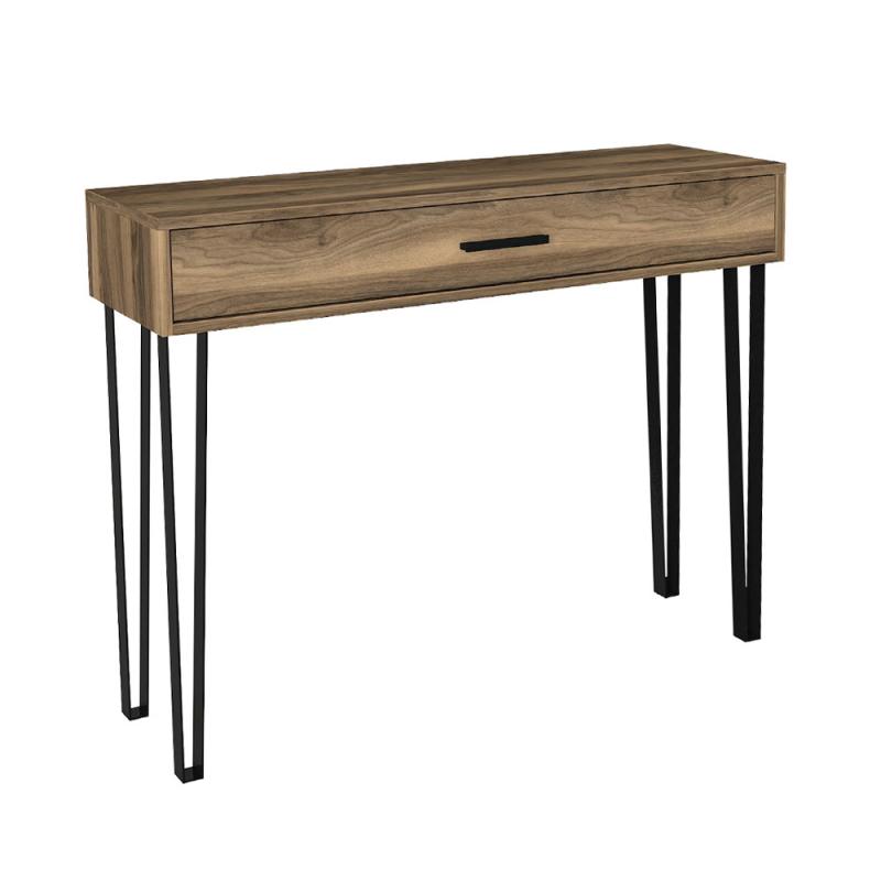 Κονσόλα Rochel Megapap χρώμα καρυδί 120x35x89,8εκ. Κονσόλα Rochel Megapap χρώμα καρυδί 120x35x89,8εκ.
