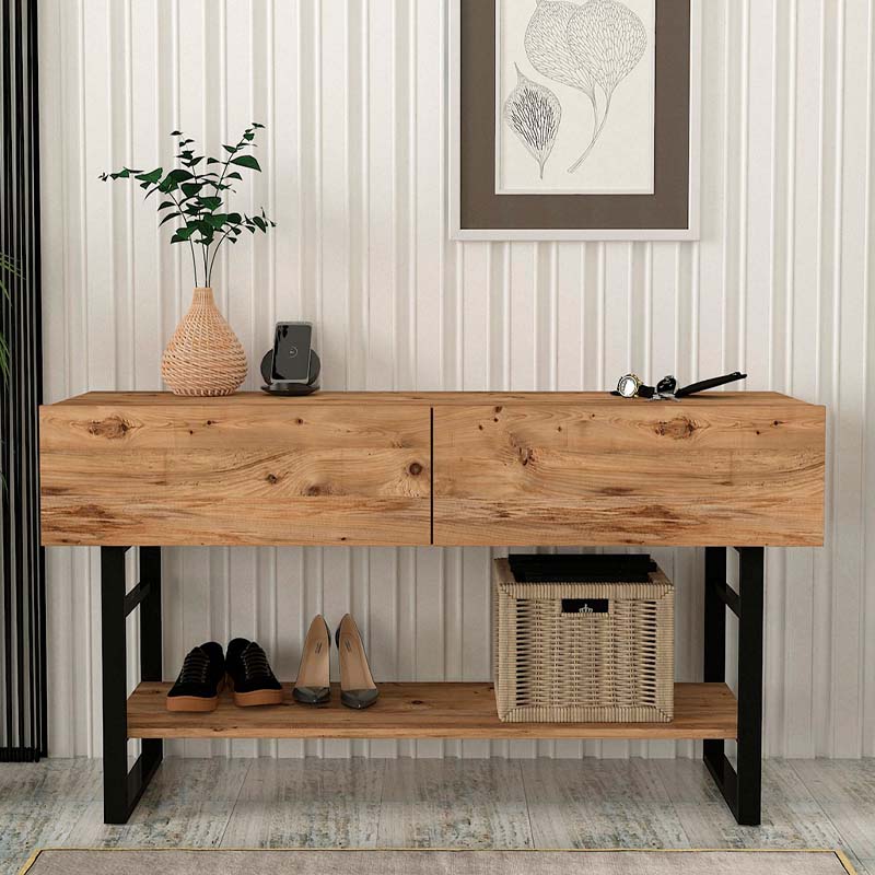 Κονσόλα Aron Megapap χρώμα atlantic pine 138,8x41x75,7εκ. Κονσόλα Aron Megapap χρώμα atlantic pine 138,8x41x75,7εκ.
