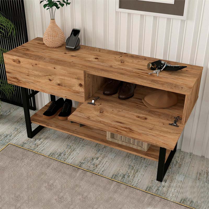 Κονσόλα Aron Megapap χρώμα atlantic pine 138,8x41x75,7εκ. Κονσόλα Aron Megapap χρώμα atlantic pine 138,8x41x75,7εκ.