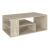 Τραπεζάκι σαλονιού Abdera Megapap χρώμα travertine 110x60x42εκ.