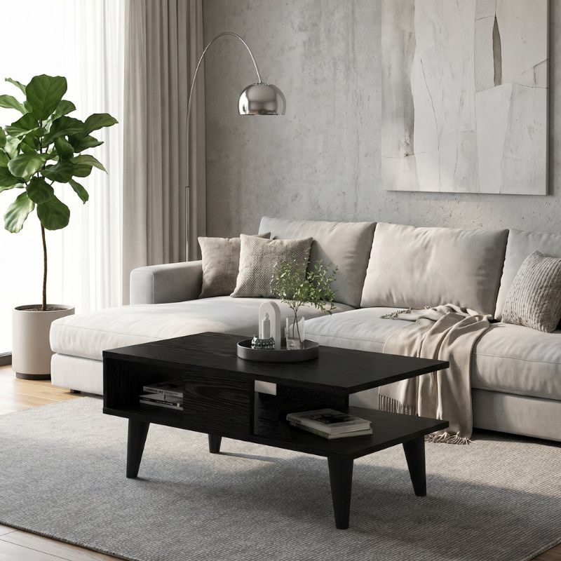Τραπεζάκι σαλονιού Andros Megapap χρώμα sencron black 90x54x39,6εκ. Τραπεζάκι σαλονιού Andros Megapap χρώμα sencron black 90x54x39,6εκ.
