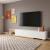 Έπιπλο τηλεόρασης Enstey Megapap επεκτεινόμενο χρώμα sapphire oak - λευκό 260x41,8x33,5εκ.