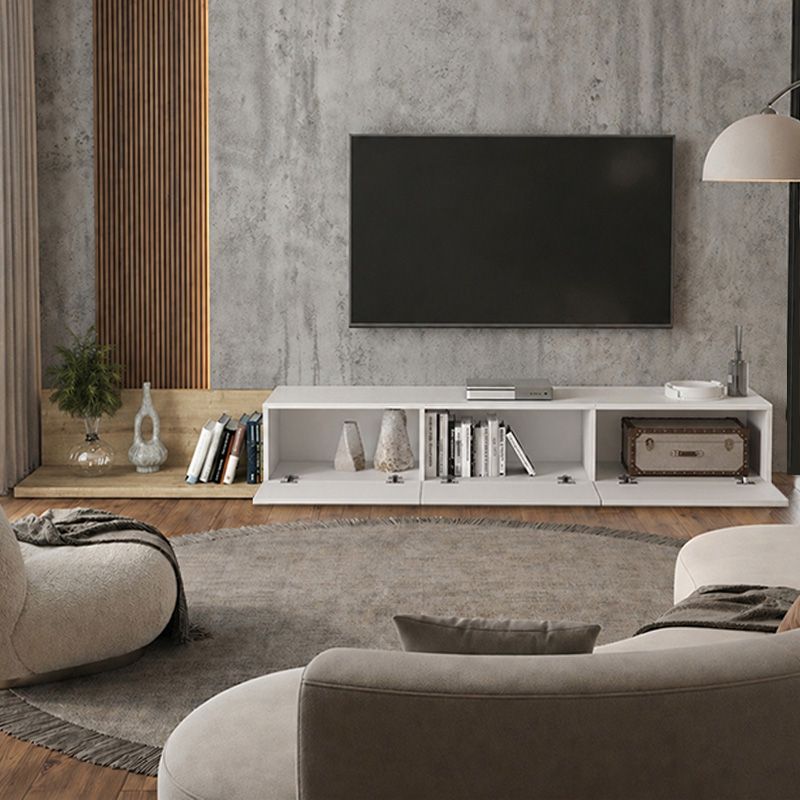 Έπιπλο τηλεόρασης Enstey Megapap επεκτεινόμενο χρώμα sapphire oak - λευκό 260x41,8x33,5εκ. Έπιπλο τηλεόρασης Enstey Megapap επεκτεινόμενο χρώμα sapphire oak - λευκό 260x41,8x33,5εκ.