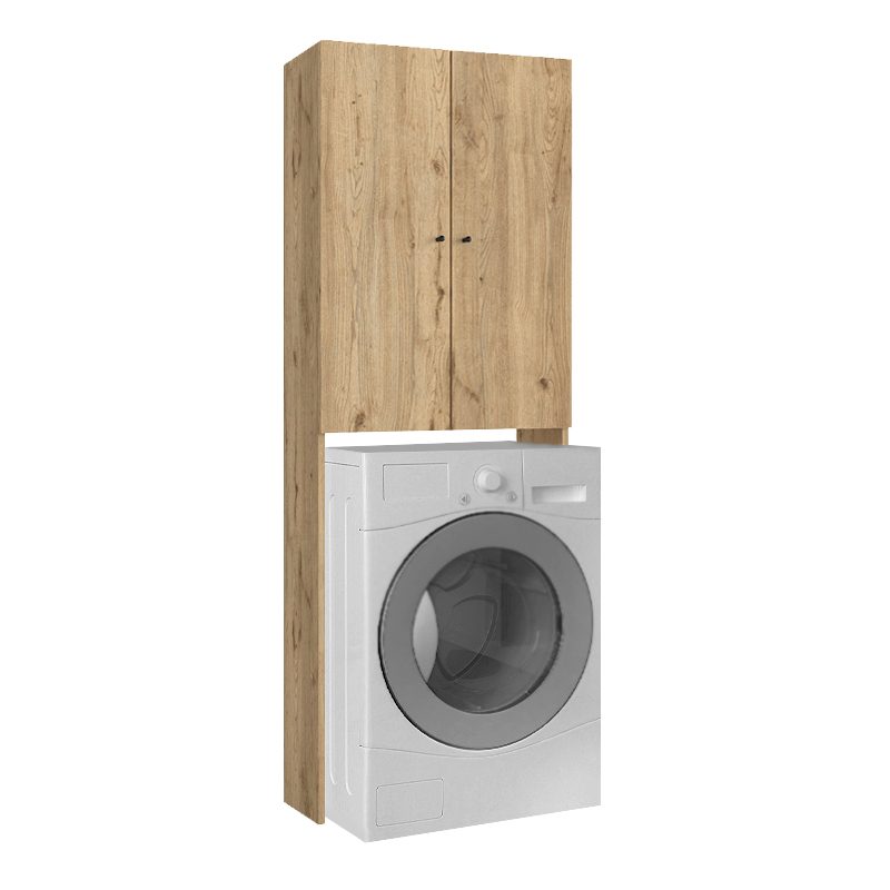 Έπιπλο πλυντηρίου Romme Megapap χρώμα sepet oak 65x27,1x180εκ. Έπιπλο πλυντηρίου Romme Megapap χρώμα sepet oak 65x27,1x180εκ.