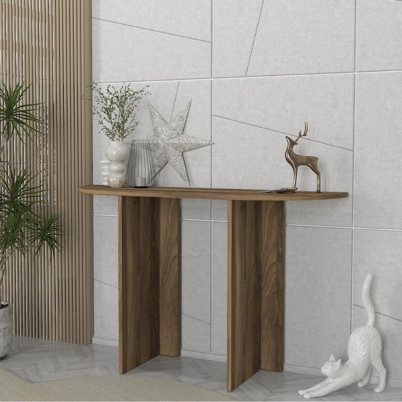 Κονσόλα Cortado Megapap χρώμα καρυδί 120x35x75εκ. Κονσόλα Cortado Megapap χρώμα καρυδί 120x35x75εκ.