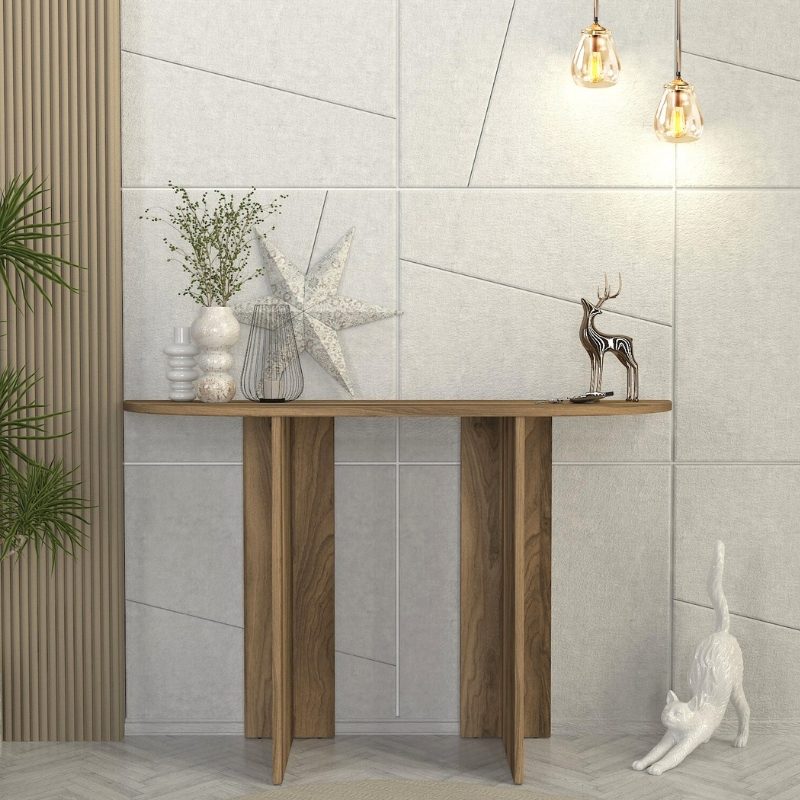 Κονσόλα Cortado Megapap χρώμα καρυδί 120x35x75εκ. Κονσόλα Cortado Megapap χρώμα καρυδί 120x35x75εκ.