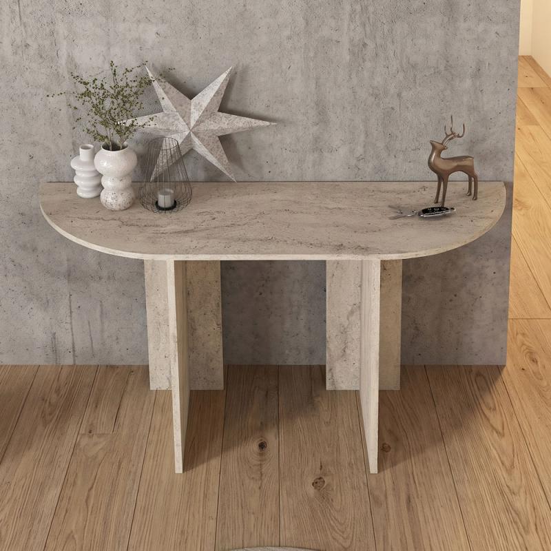Κονσόλα Cortado Megapap χρώμα travertine 120x35x75εκ. Κονσόλα Cortado Megapap χρώμα travertine 120x35x75εκ.