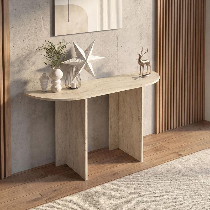 Κονσόλα Cortado Megapap χρώμα travertine 120x35x75εκ. Κονσόλα Cortado Megapap χρώμα travertine 120x35x75εκ.
