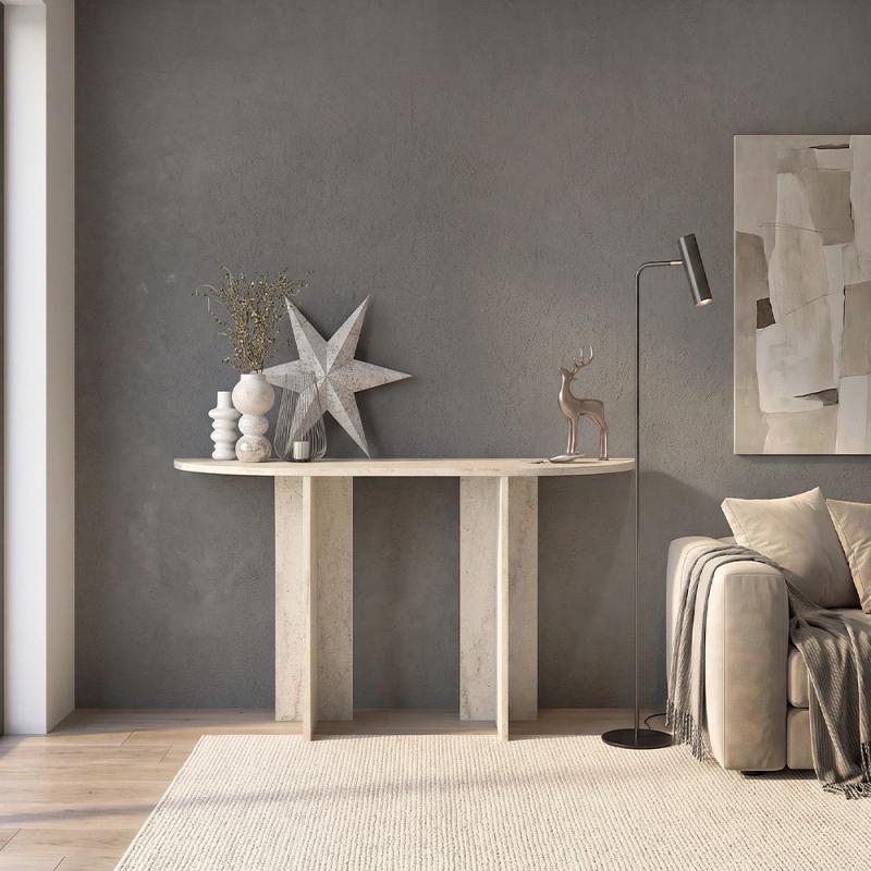 Κονσόλα Cortado Megapap χρώμα travertine 120x35x75εκ. Κονσόλα Cortado Megapap χρώμα travertine 120x35x75εκ.