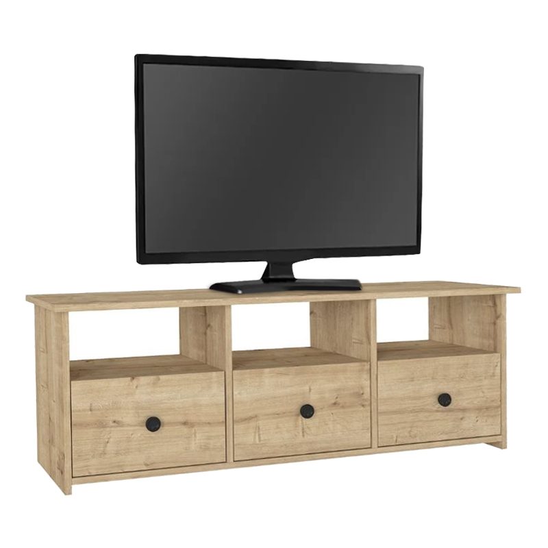 Έπιπλο τηλεόρασης Mahen Megapap χρώμα sapphire oak 140x35x49,8εκ. Έπιπλο τηλεόρασης Mahen Megapap χρώμα sapphire oak 140x35x49,8εκ.