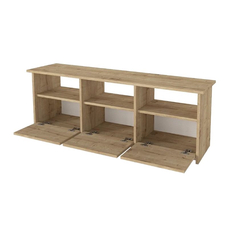 Έπιπλο τηλεόρασης Mahen Megapap χρώμα sapphire oak 140x35x49,8εκ. Έπιπλο τηλεόρασης Mahen Megapap χρώμα sapphire oak 140x35x49,8εκ.